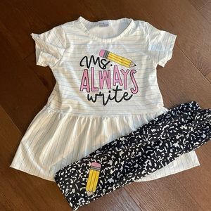 Boutique outfit size Large - fits like 5/6